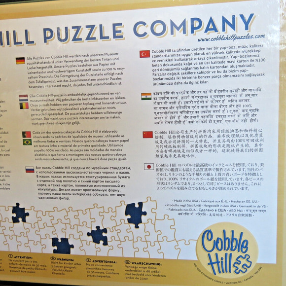 Adirondack Birds Winter Cobble Hill Jigsaw Puzzle 1000 Pcs. Holiday Wildbird NEW - Picture 13 of 16